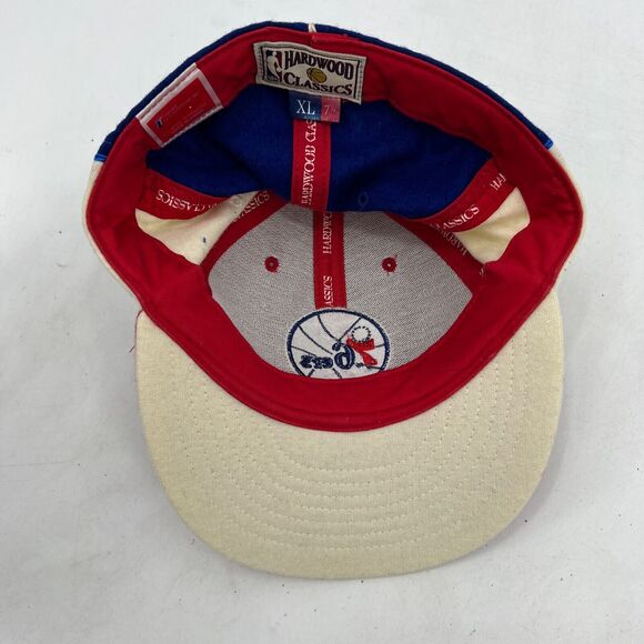 Vintage Philadelphia 76ers Hat Mens XL Extra Large Wool Blend Twins Enterprises - Picture 7 of 10